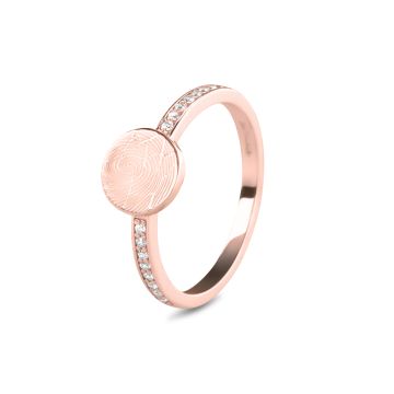 Gem Signet Disk Ring
