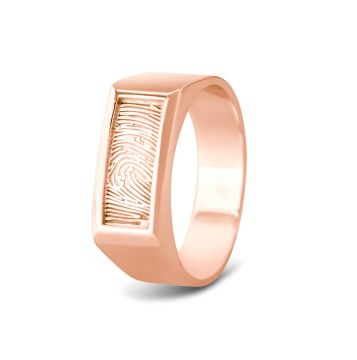 Unisex Fingerprint Ring