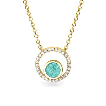 Circle Gem Necklace