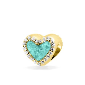 Heart Gem Charm