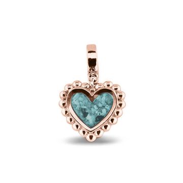 Heart Bubble Pendant Charm