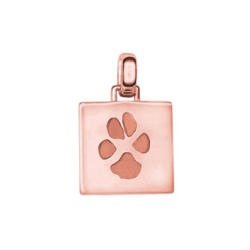 Square Paw Print Pendant