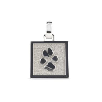 Square Paw Print Pendant