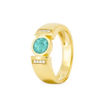 Modern Gem Ring