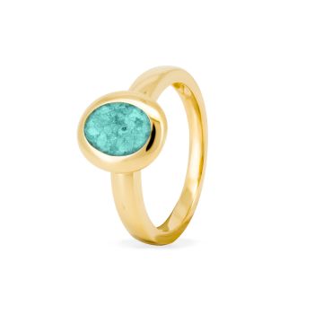 Oval Head Polished Ring